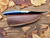 Damascus Hunting Knife | Blue Dyed Camel Bone | Jager Knives